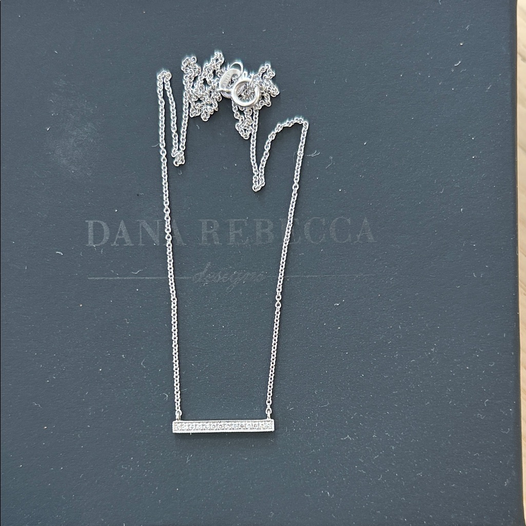 Dana Rebecca Sylvie Rose Medium Bar Necklace 325$
